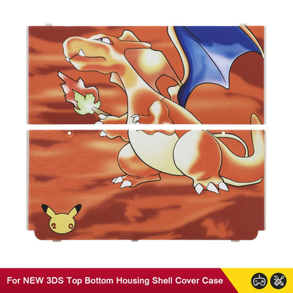 Replacement Faceplate Cover for New Nintendo 3DS – Upper & Back Battery Housing Shell (11 Colors)