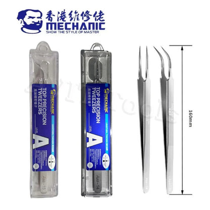 MECHANIC AAA-14 / AAA-15 Precision Tweezers | Ultra-Fine PCB Repair Tool