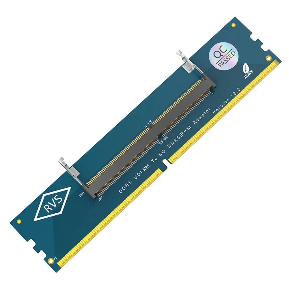 Laptop SO-DIMM DDR5 to Desktop DDR5 U-DIMM Adapter – Memory Converter Card - TechTastic Treasures