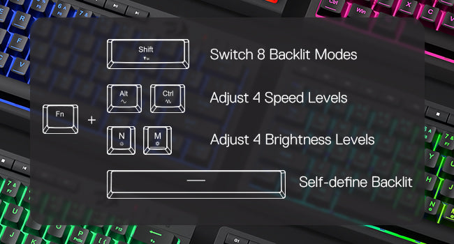 Redragon K522 60% Wired RGB Gaming Keyboard