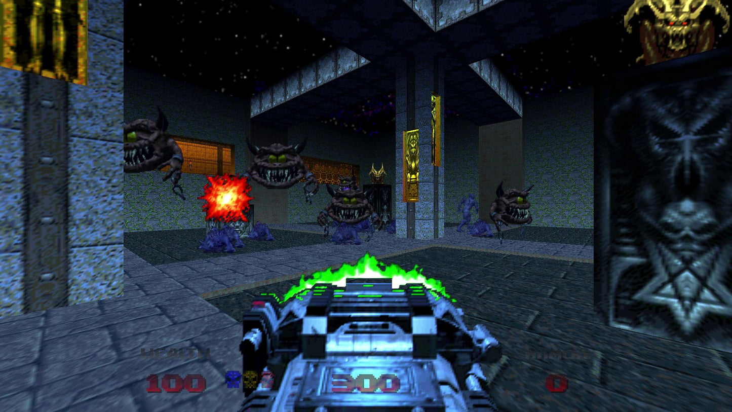 DOOM 64 N64 Game Cartridge USA Version – English NTSC-U Retro Nintendo 64 FPS Shooter Game