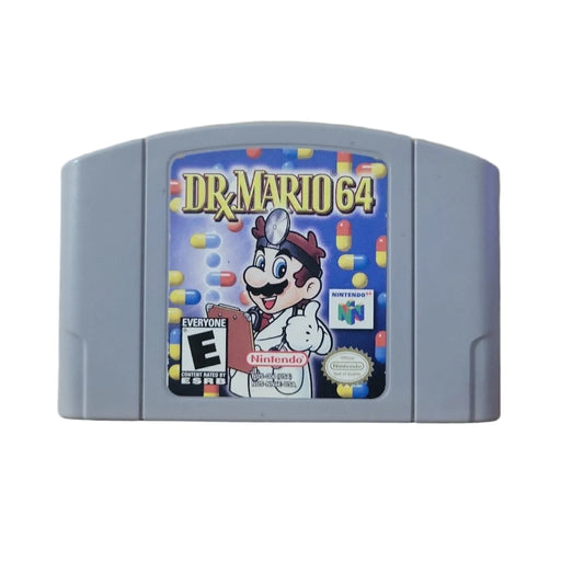 Dr. Mario 64 N64 Game Cartridge USA Version – English NTSC-U Retro Nintendo 64 Puzzle Game