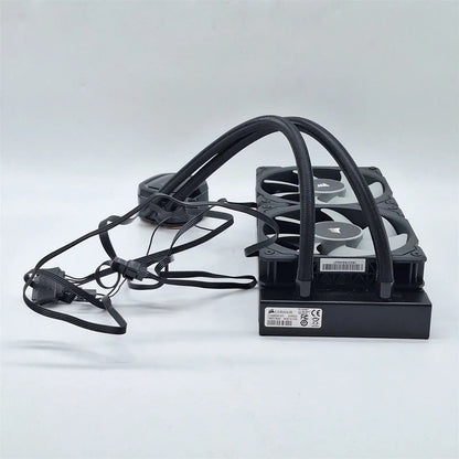 Corsair iCUE H100i RGB Pro XT 240mm AIO Liquid CPU Cooler – No Mounting Hardware