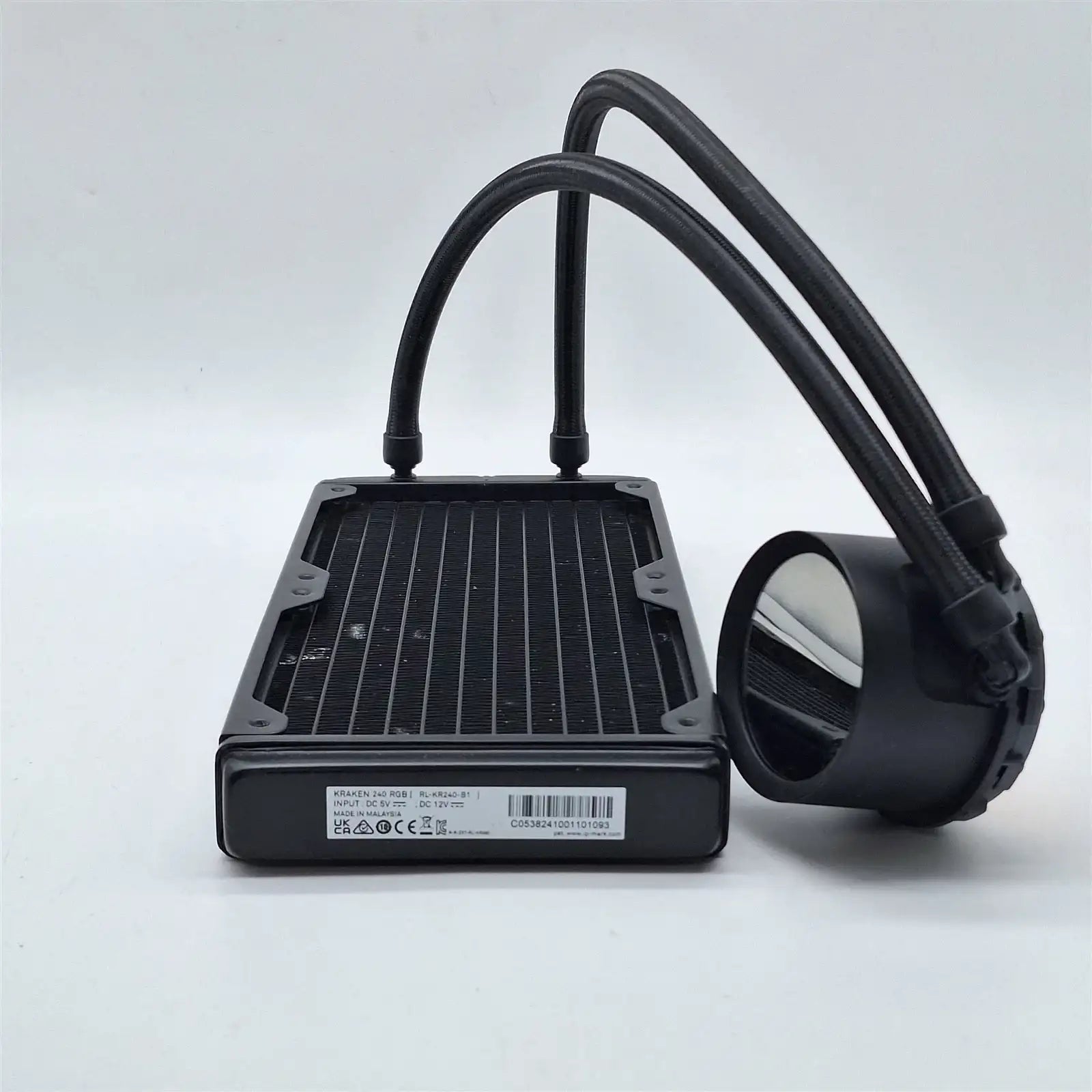NZXT Kraken 240 RGB 240mm AIO Liquid CPU Cooler – Matte Black (Missing Mounting Hardware)
