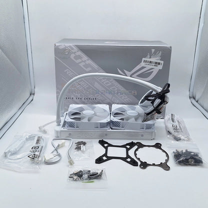 ASUS ROG Strix LC II 240 ARGB White Edition AIO Liquid CPU Cooler