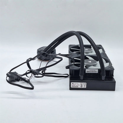 Corsair iCUE H100i RGB Pro XT 240mm AIO Liquid CPU Cooler – No Mounting Hardware