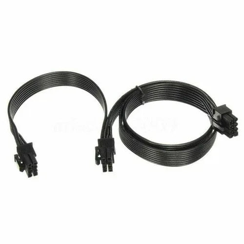 8-Pin to Dual 8-Pin (6+2) PCI-E GPU Power Cable - TechTastic Treasures