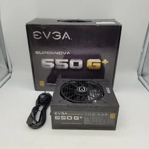 EVGA SuperNOVA 650 G+ 80 Plus Gold 650W Fully Modular Power Supply – NO CABLES