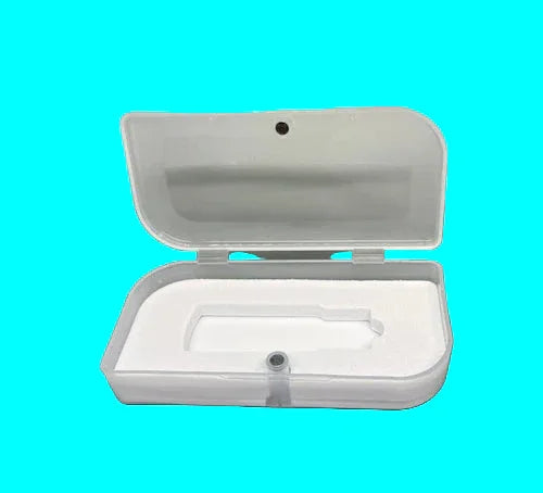 Magnetic Closure USB Drive Clear Poly Case w/ Foam - TechTastic Treasures