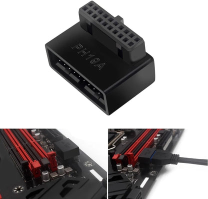 USB 3.0 90-Degree Motherboard Adapter – PH19A