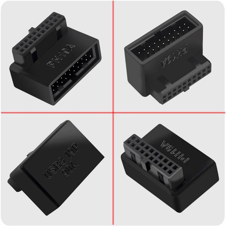 USB 3.0 90-Degree Motherboard Adapter – PH19A