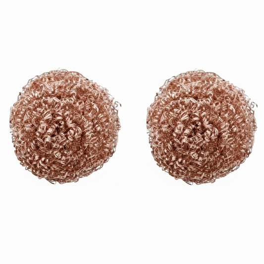 Soldering Iron Tip Cleaner Brass Steel Ball 2 Pack – Dross Cleaner Mesh Filter Tin Remover for Soldering Tools